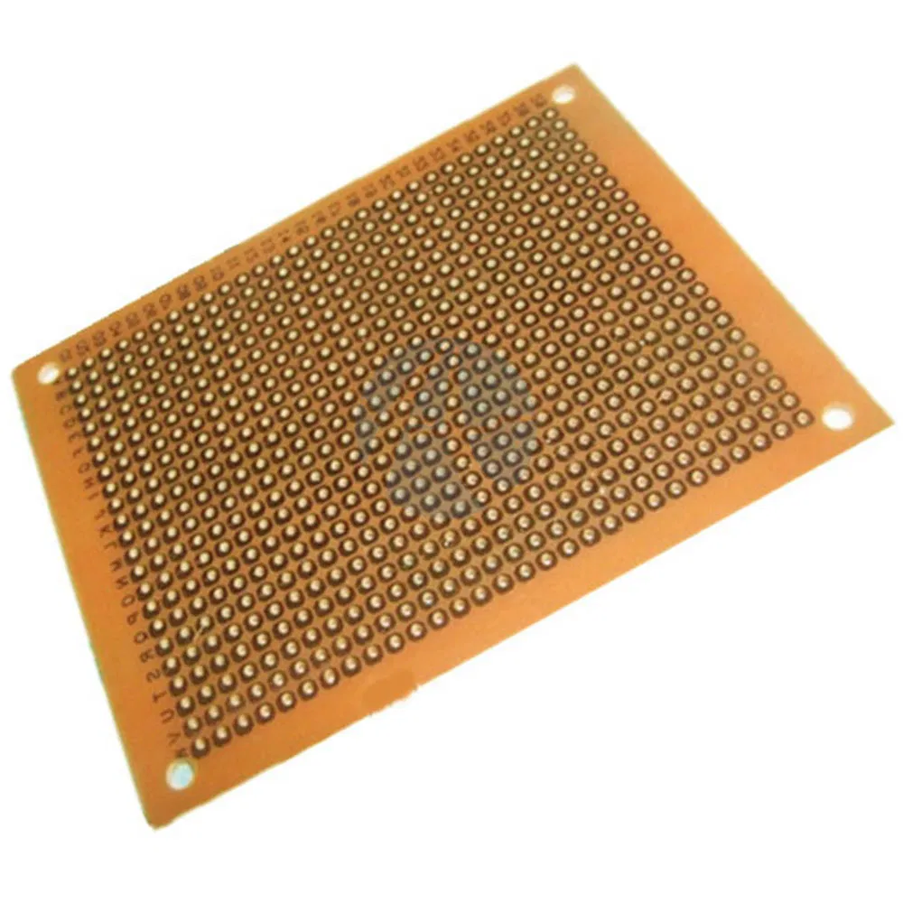 7X9 7*9 cm Protótipo de lado único PCB Breadboard Placa universal Experimental Placa de cobre de baquelite Placa circular Faça você mesmo