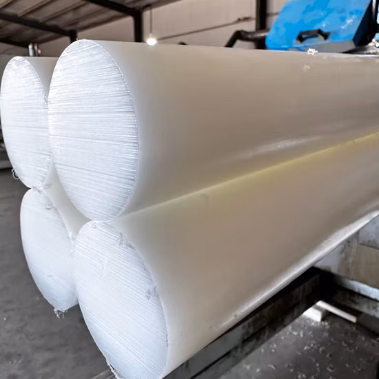 Haste de PE de extrusão virgem colorida sólida/Haste de plástico HDPE de alta rigidez