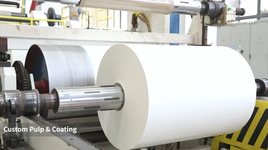 Copo de papel Matéria-prima com dois lados de papel revestido com PE