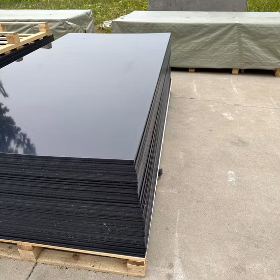 Placa UHMWPE de polietileno de alto peso molecular de alta qualidade e resistente ao desgaste